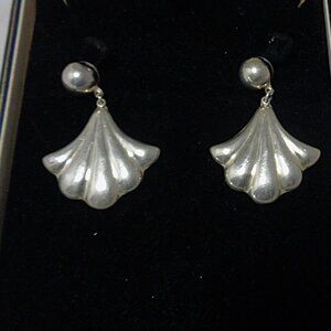 Taxco Mexico MCM 925 Sterling Silver Dangle Earrings Signed